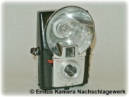 Kodak Brownie Starflash (schwarz, rote Auslösetaste)