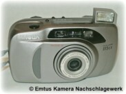 Minolta Riva Zoom 115EX (Silber) wird gezeigt