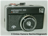 Hier wird eine Agfa Agfamatic 200 Sensor Typ 2517/100 gezeigt