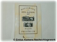 Hausamann & Co. Fotokatalog 1927