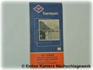 Agfa Tourenkarte A14  Lac Léman (Genfer See)