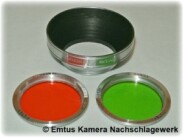 Agilux Filterset und Sonnenblende