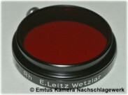 E. Leitz Leica Rotfilter Rh (Rot hell) A36