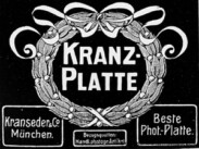 Platten Werbung