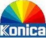 Hier wird das Konica Corporation Logo gezeigt