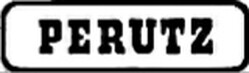 Das Logo von Perutz wird angezeigt